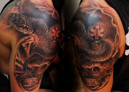 Tattoos - Staff of Asclepius - 125226